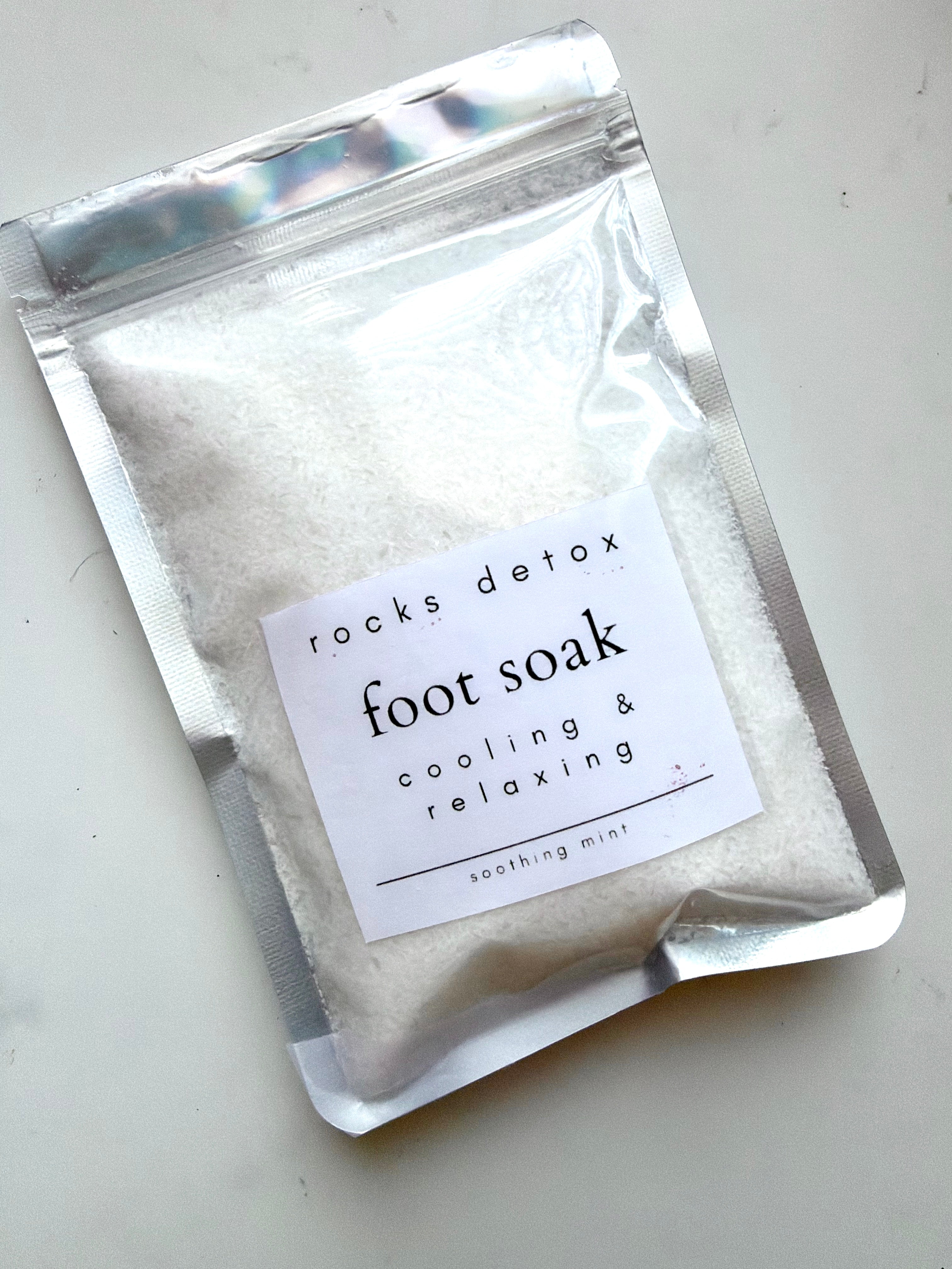 Foot Soak - Soothing Mint - Magnesium - Immunity - Detox