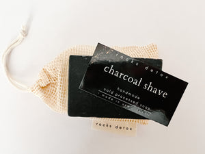Charcoal Shave All Natural Handmade Soap