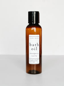 Blackberry + Vanilla Bath Oil