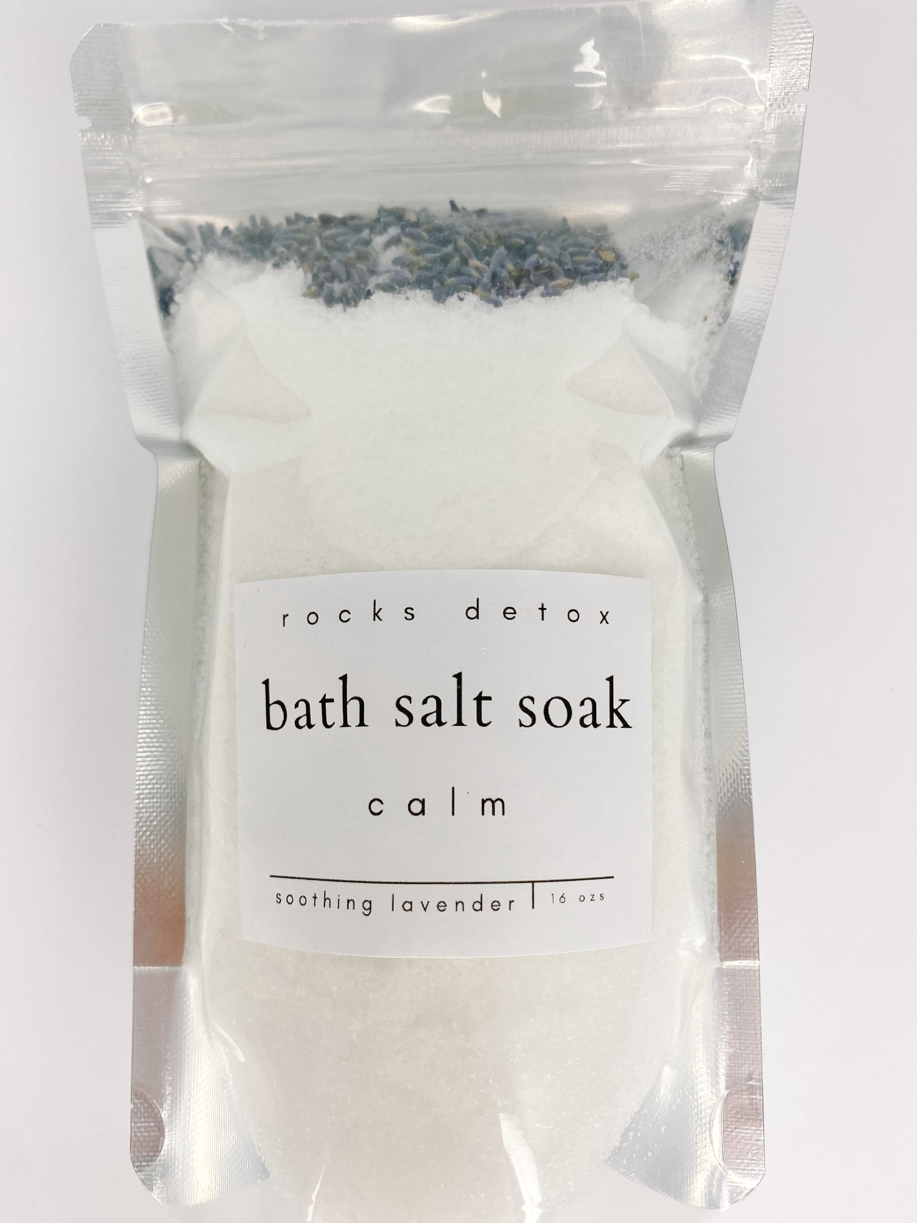 Calm Bath Salt Soak- Soothing Lavender