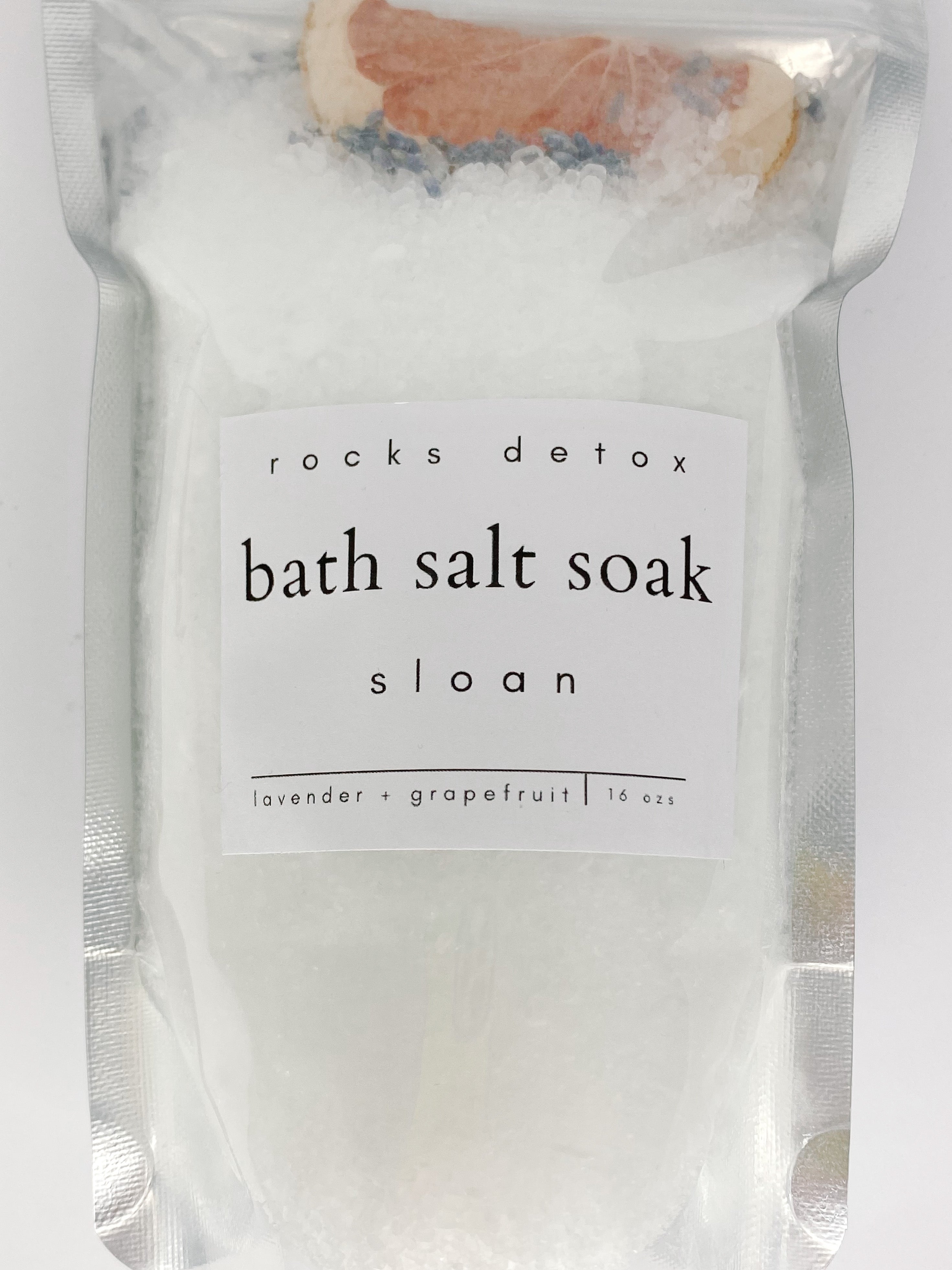 Sloan Detox Bath Salt Soak- Lavender+ Grapefruit