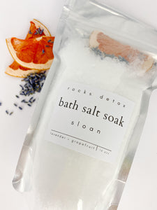 Sloan Detox Bath Salt Soak- Lavender+ Grapefruit